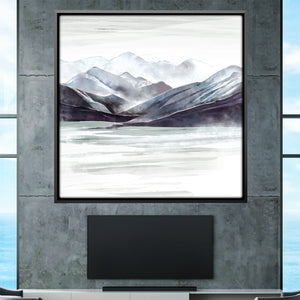 Majestic Ascent Canvas Art 30 x 30cm / Unframed Canvas Print Clock Canvas