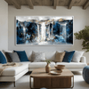 Majestic Falls Canvas Art Clock Canvas