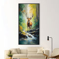 Majestic Stag Canvas Art Clock Canvas