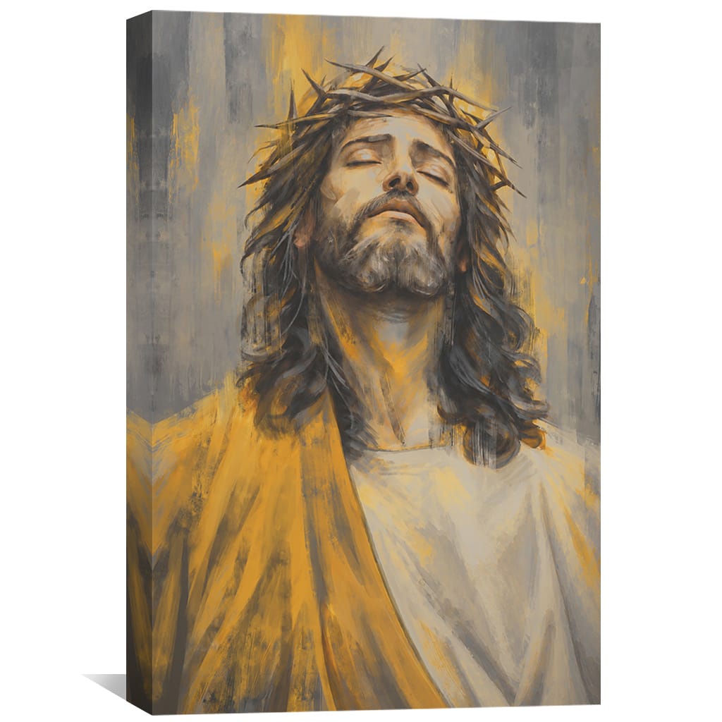 Majesty in Suffering Canvas Art Clock Canvas