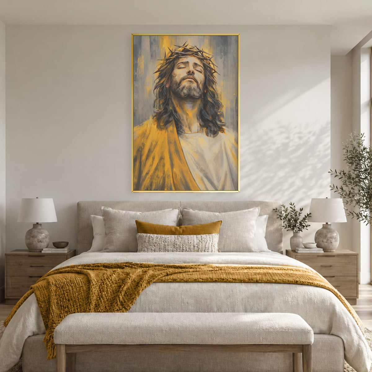 Majesty in Suffering Canvas Art Clock Canvas