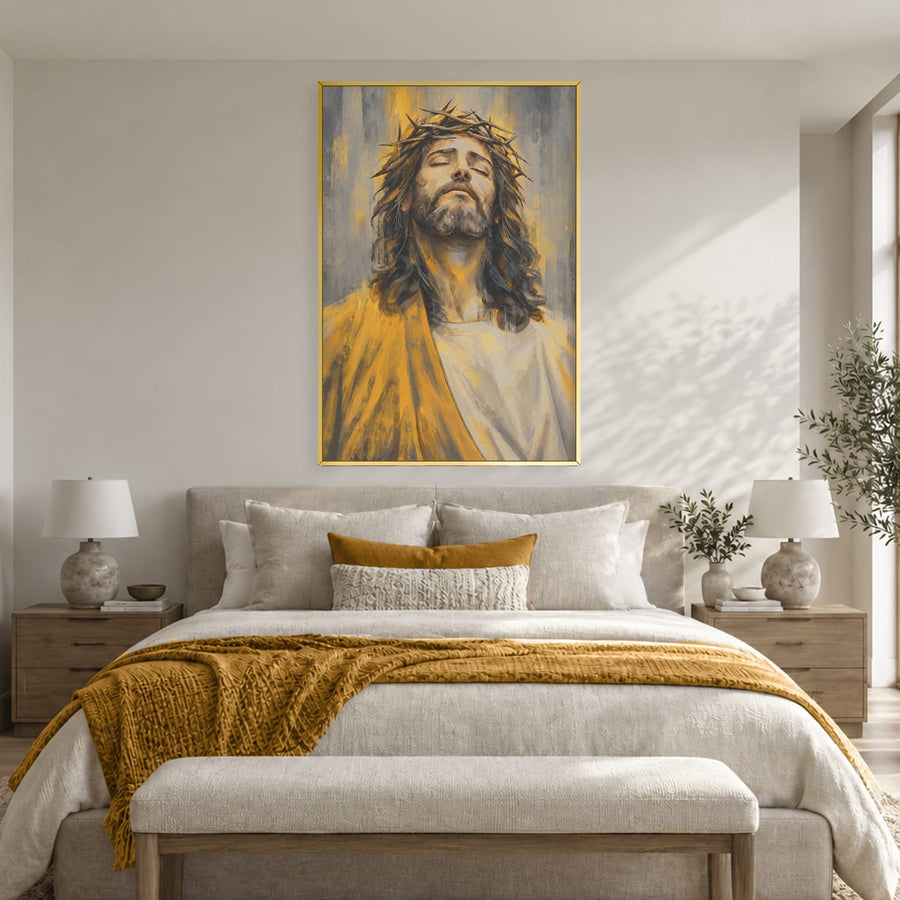 Majesty in Suffering Canvas Art Clock Canvas