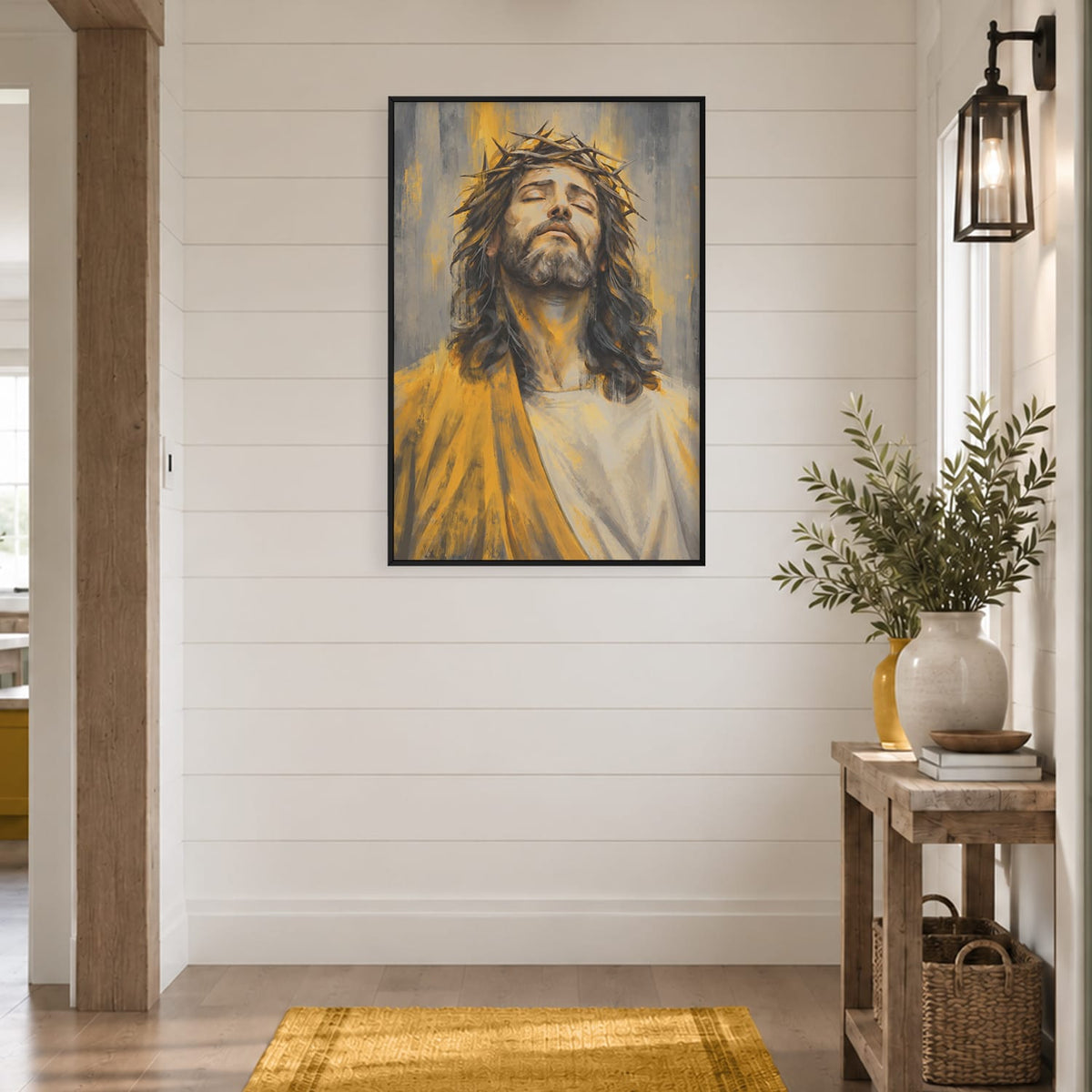Majesty in Suffering Canvas Art Clock Canvas