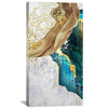 Marbled Elegance Canvas Art Clock Canvas