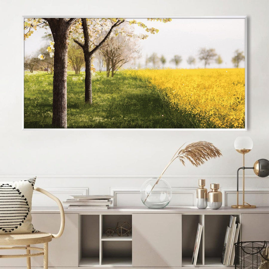 Meadow Harmony Canvas Art Clock Canvas