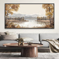 Meadow Mirror Canvas Art 20 x 10in / Canvas Clock Canvas