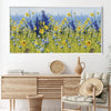 Meadow of Florals Canvas Art Clock Canvas