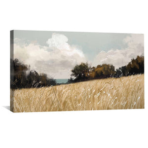 Meadow's Edge Canvas Art Clock Canvas