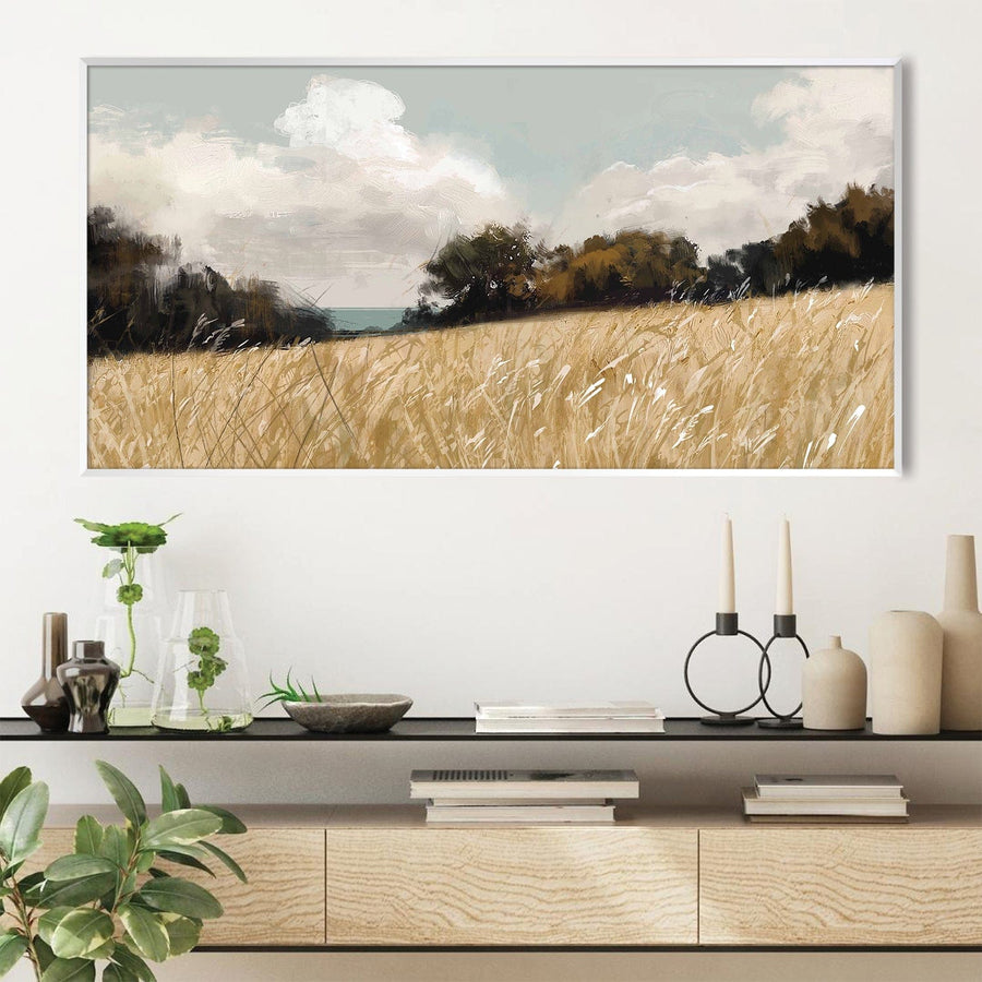 Meadow's Edge Canvas Art Clock Canvas