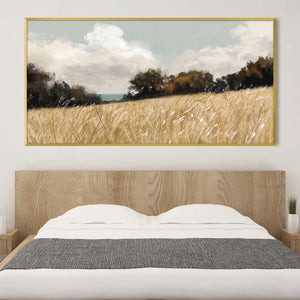 Meadow's Edge Canvas Art Clock Canvas