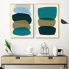 Meditation Stones Canvas Art Clock Canvas