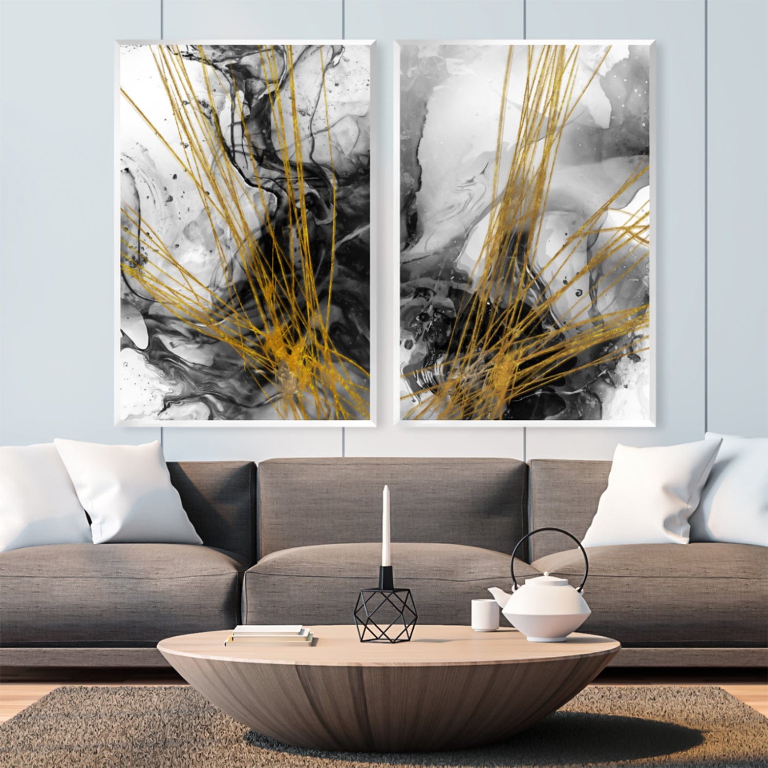 Metamorphic Dreamscape Canvas Art Clock Canvas