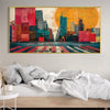 Metropolitan Mosaic Canvas Art Clock Canvas