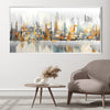 Metropolitan Reflections Canvas Art Clock Canvas