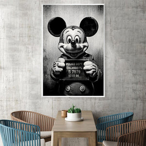 old mickey mouse cartoons in black and white wallpaper