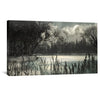 Midnight Calm Canvas Art Clock Canvas