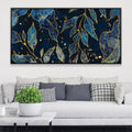 Midnight Elegance Canvas Art Clock Canvas