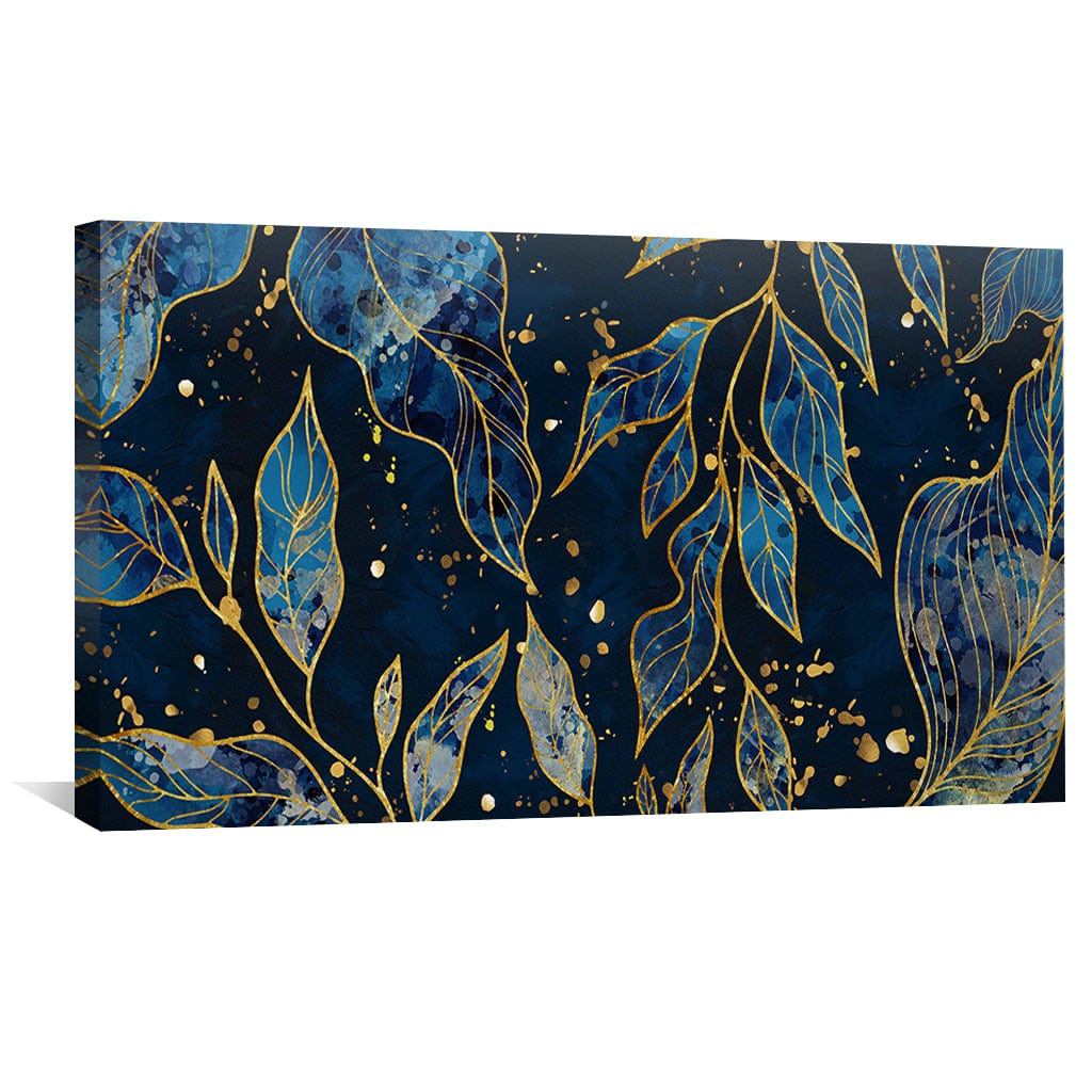 Midnight Elegance Canvas Art Clock Canvas