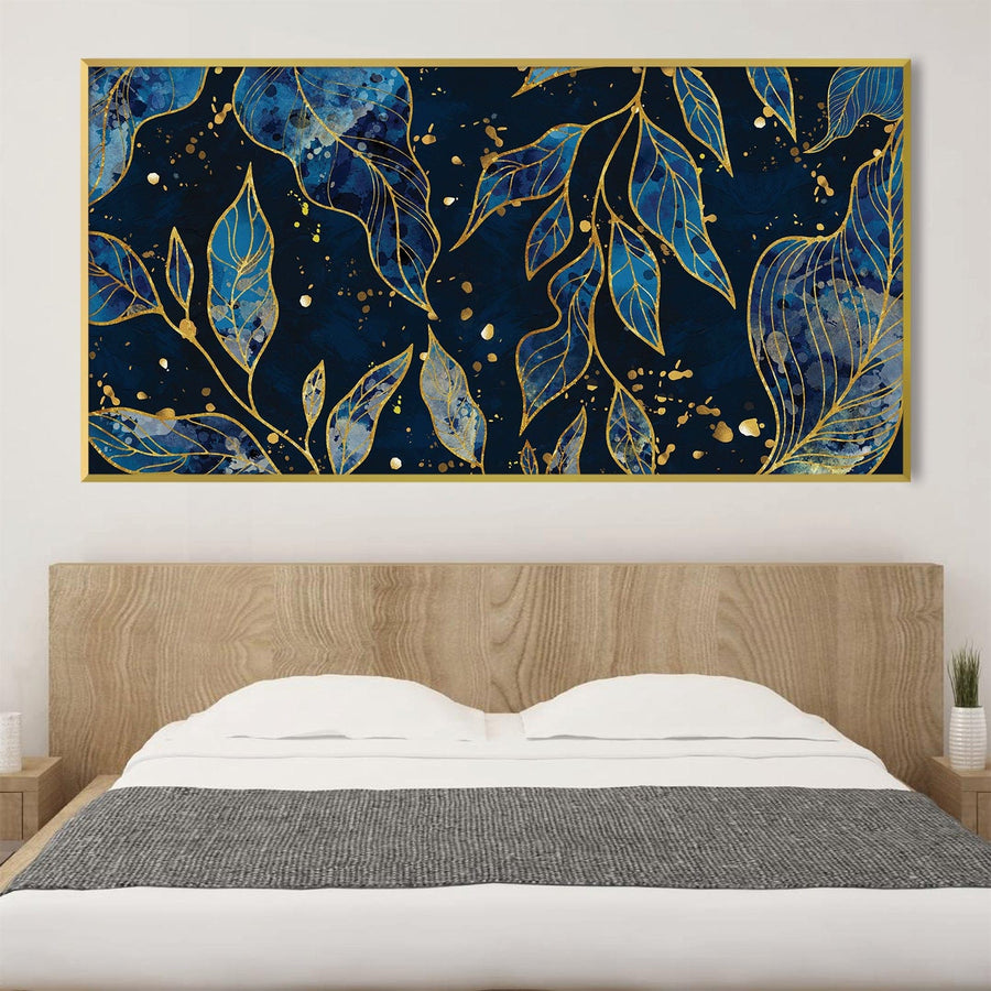 Midnight Elegance Canvas Art Clock Canvas
