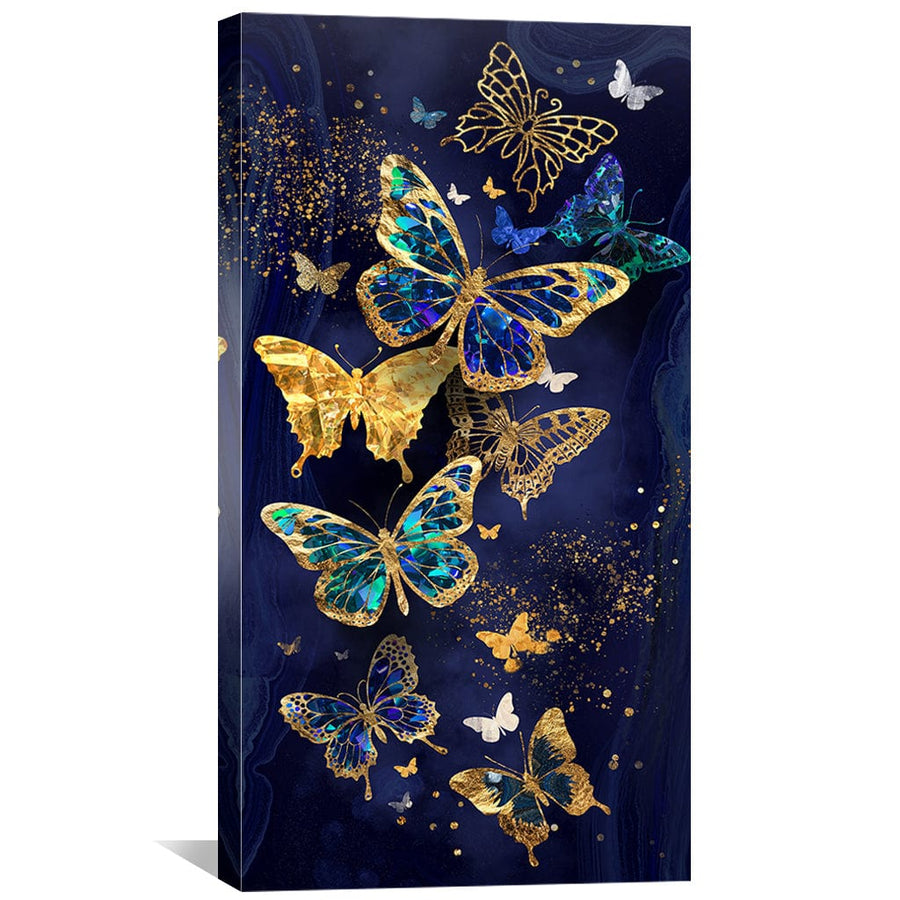 Midnight Flutter Canvas Art Clock Canvas