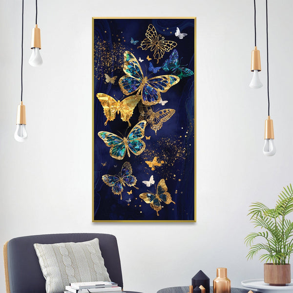 Midnight Flutter Canvas Art Clock Canvas