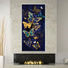 Midnight Flutter Canvas Art Clock Canvas