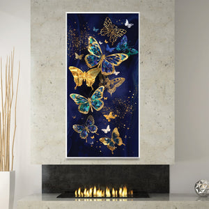 Midnight Flutter Canvas Art Clock Canvas