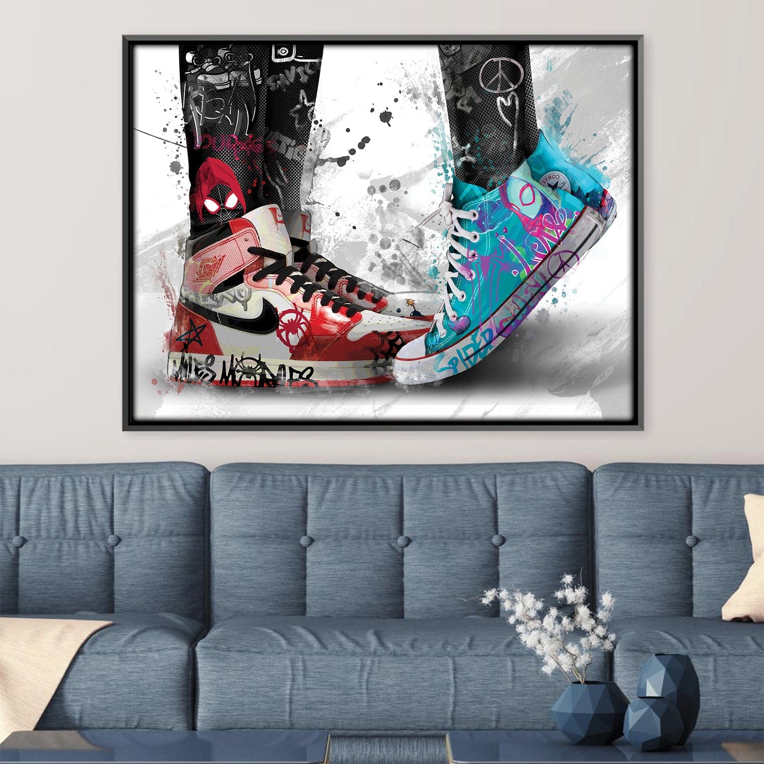Miles Graffiti Canvas 18 x 12in / Canvas product thumbnail