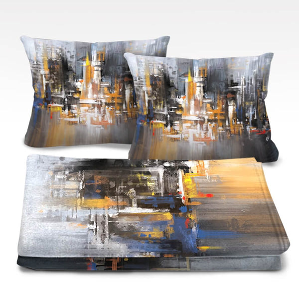 Millennium Cityscape Dream Home Bundle Bundle 2 Cushions & 1 Blanket Clock Canvas