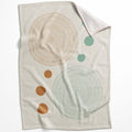 Minimal Shapes A Blanket Blanket 75 x 100cm Clock Canvas