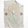Minimal Shapes B Blanket Blanket 75 x 100cm Clock Canvas