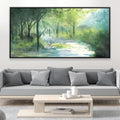 Mist over Brooks Canvas Art 20 x 10in / Canvas Clock Canvas