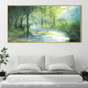 Mist over Brooks Canvas Art Clock Canvas
