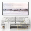 Misty Cascade Canvas Art Clock Canvas