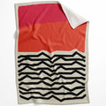 Modern Ocean C Blanket Blanket 75 x 100cm Clock Canvas