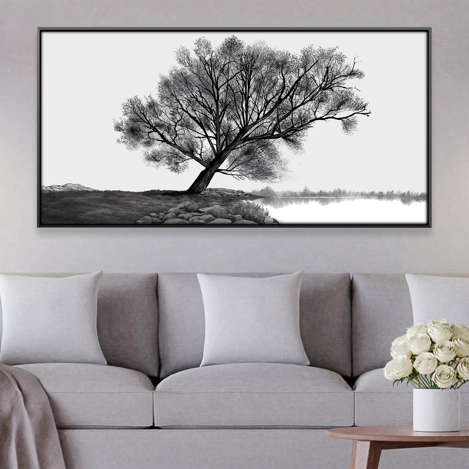 Monochrome Willow Canvas product thumbnail