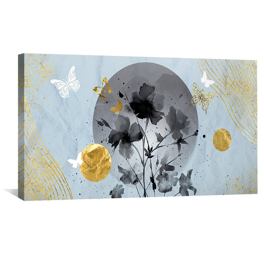 Moons Aura Canvas Art Clock Canvas