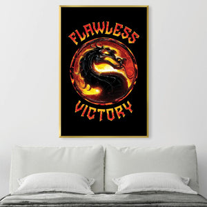 Mortal Kombat 1 Canvas Art Clock Canvas