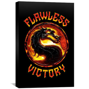 Mortal Kombat 1 Canvas Art Clock Canvas