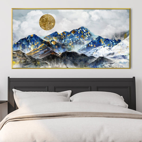Mountain Beauty Canvas Art Clock Canvas