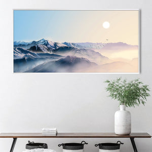 Mountain Horizon Canvas - Single Panel Art Clock Canvas