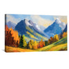 Mountain Majesty Canvas Art Clock Canvas