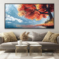Mountain Maple Canvas Art 20 x 10in / Canvas Clock Canvas