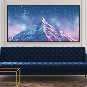 Mountain of Dreams Canvas Art 20 x 10in / Canvas Clock Canvas