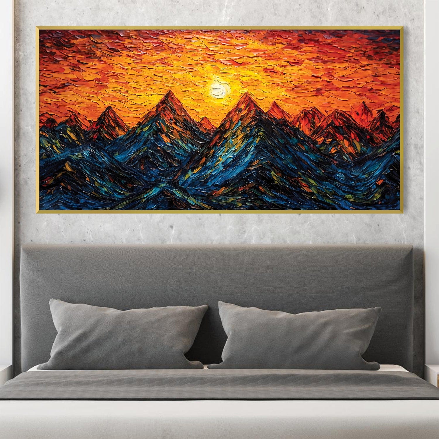 Mountain Sunset Canvas | Canvas Wall Art