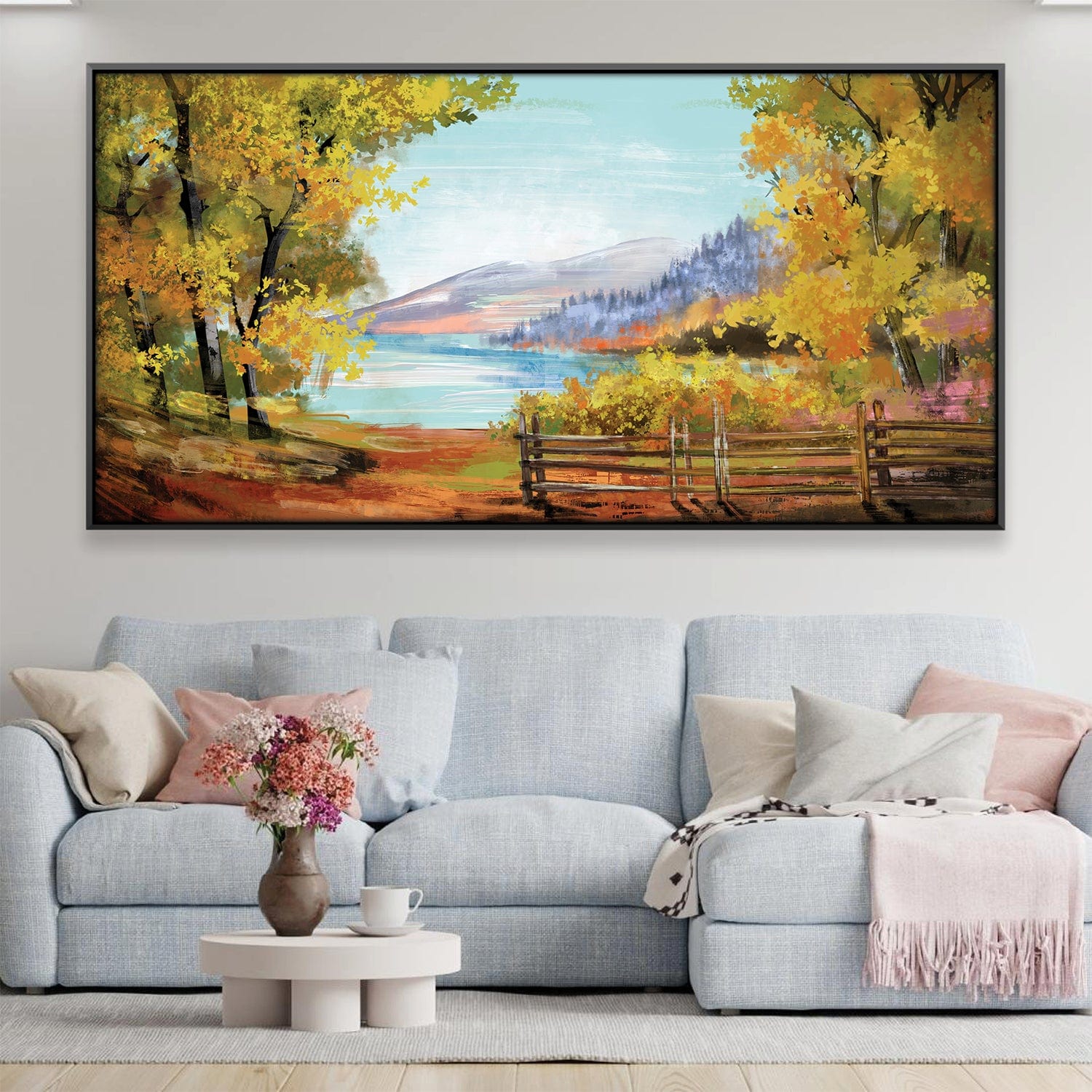 Mountain View Lake Canvas product thumbnail