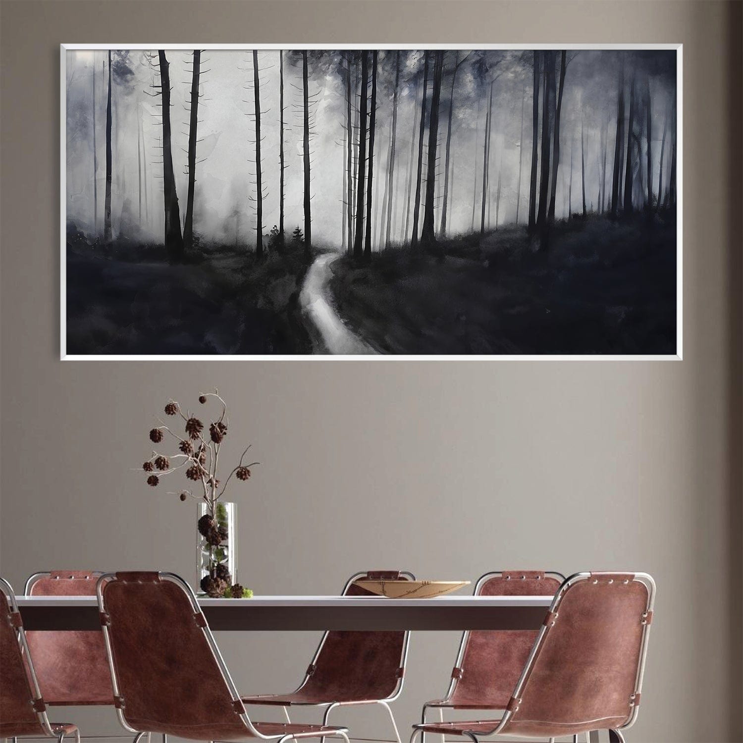 Mystic Path Canvas Art Clock Canvas