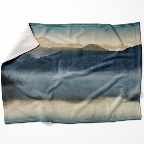Mystic Waters Blanket Blanket 75 x 100cm Clock Canvas