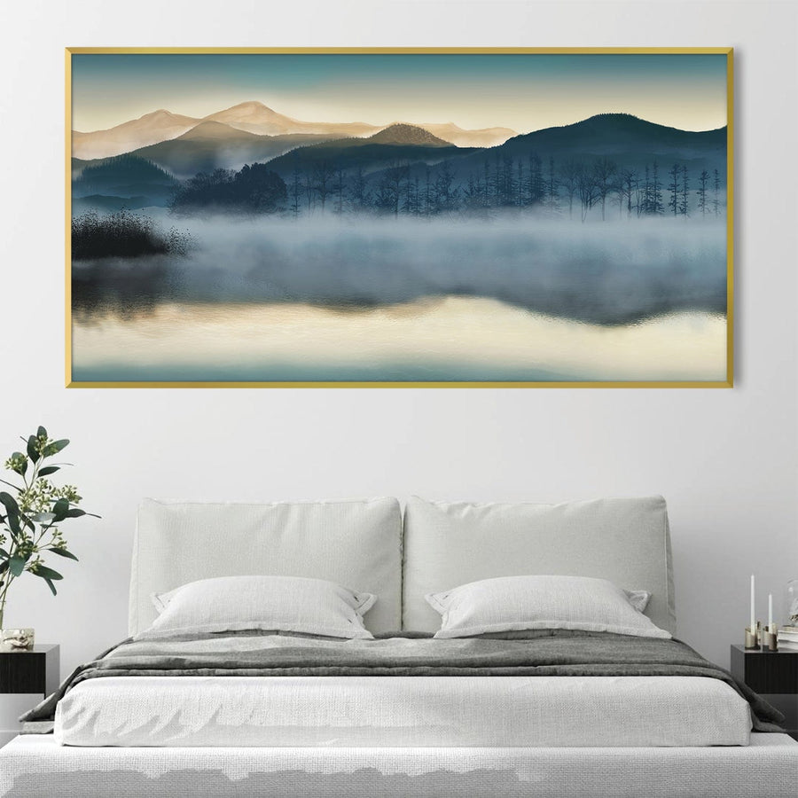 Mystic Waters Canvas Art Clock Canvas