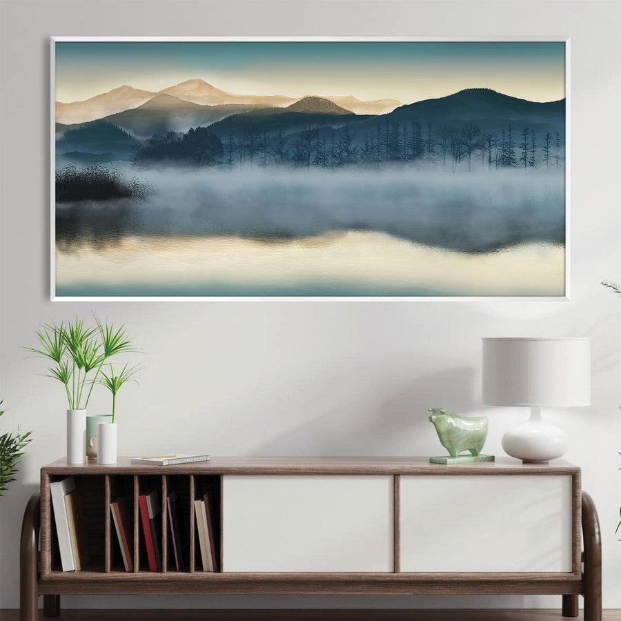 Mystic Waters Canvas Art Clock Canvas